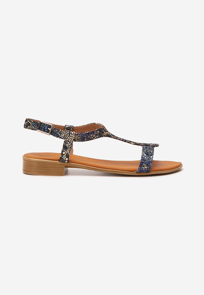 Sandale dama piele Nocella V4 multicolore