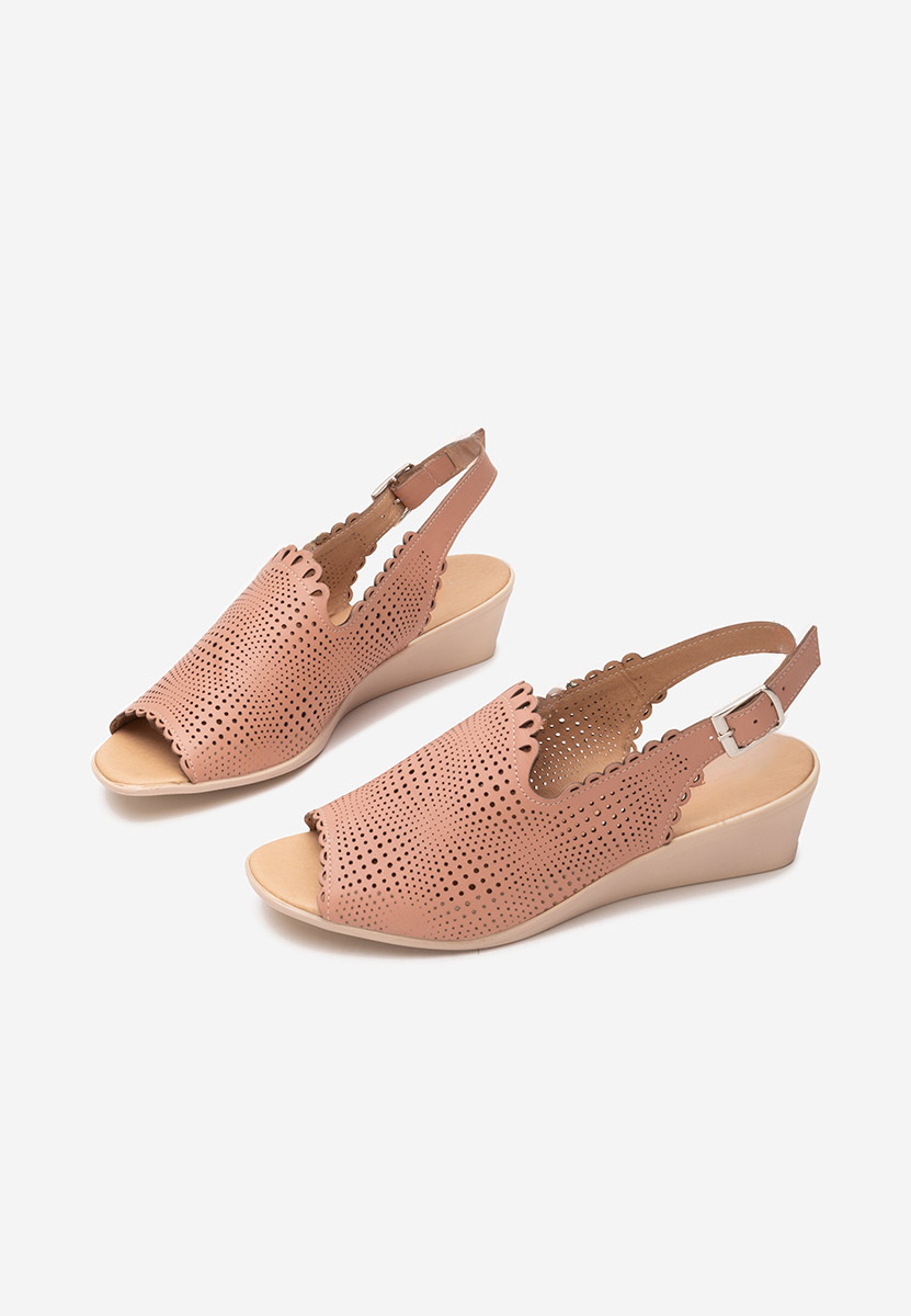 Sandale dama piele Claudia roz