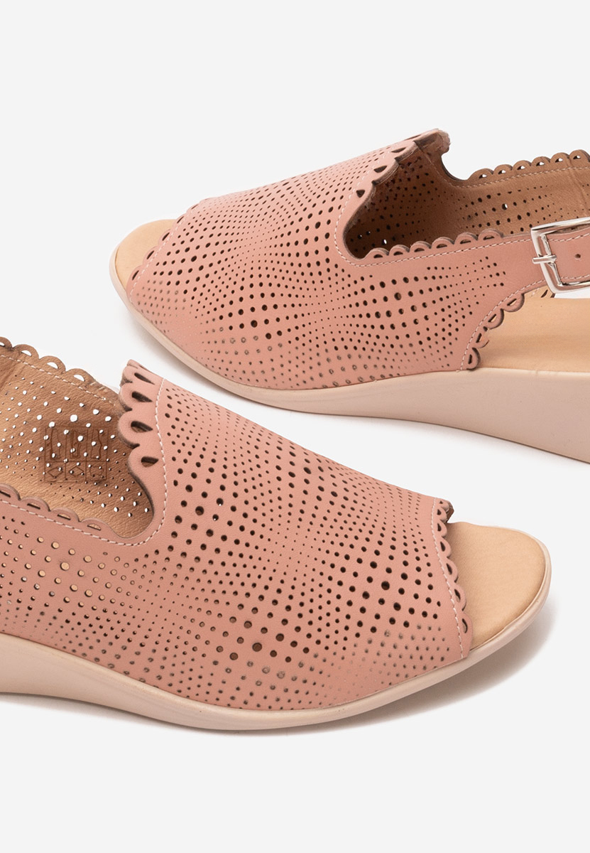 Sandale dama piele Claudia roz