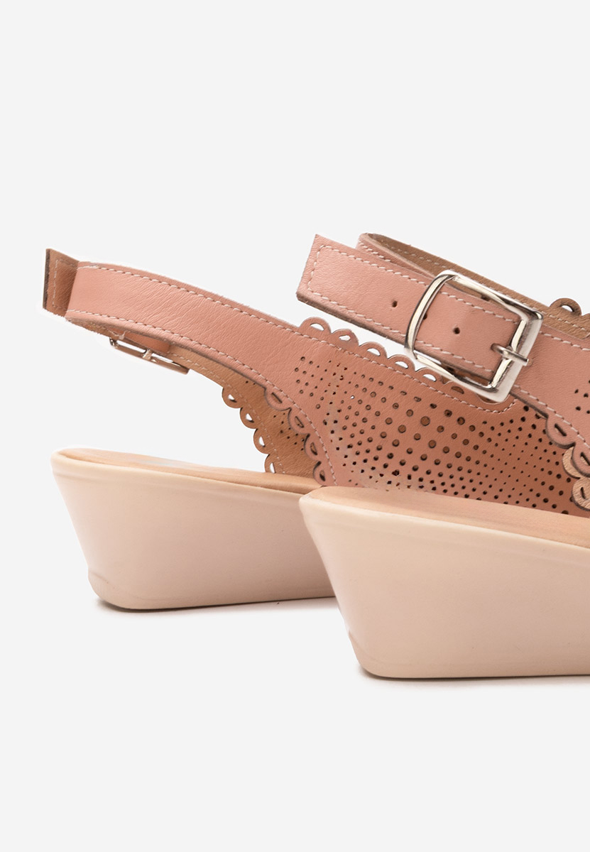 Sandale dama piele Claudia roz