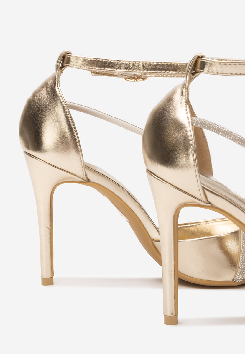 Pantofi cu toc subtire Cleora