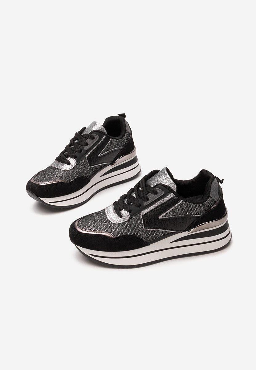 Sneakers cu platformă Septima negri