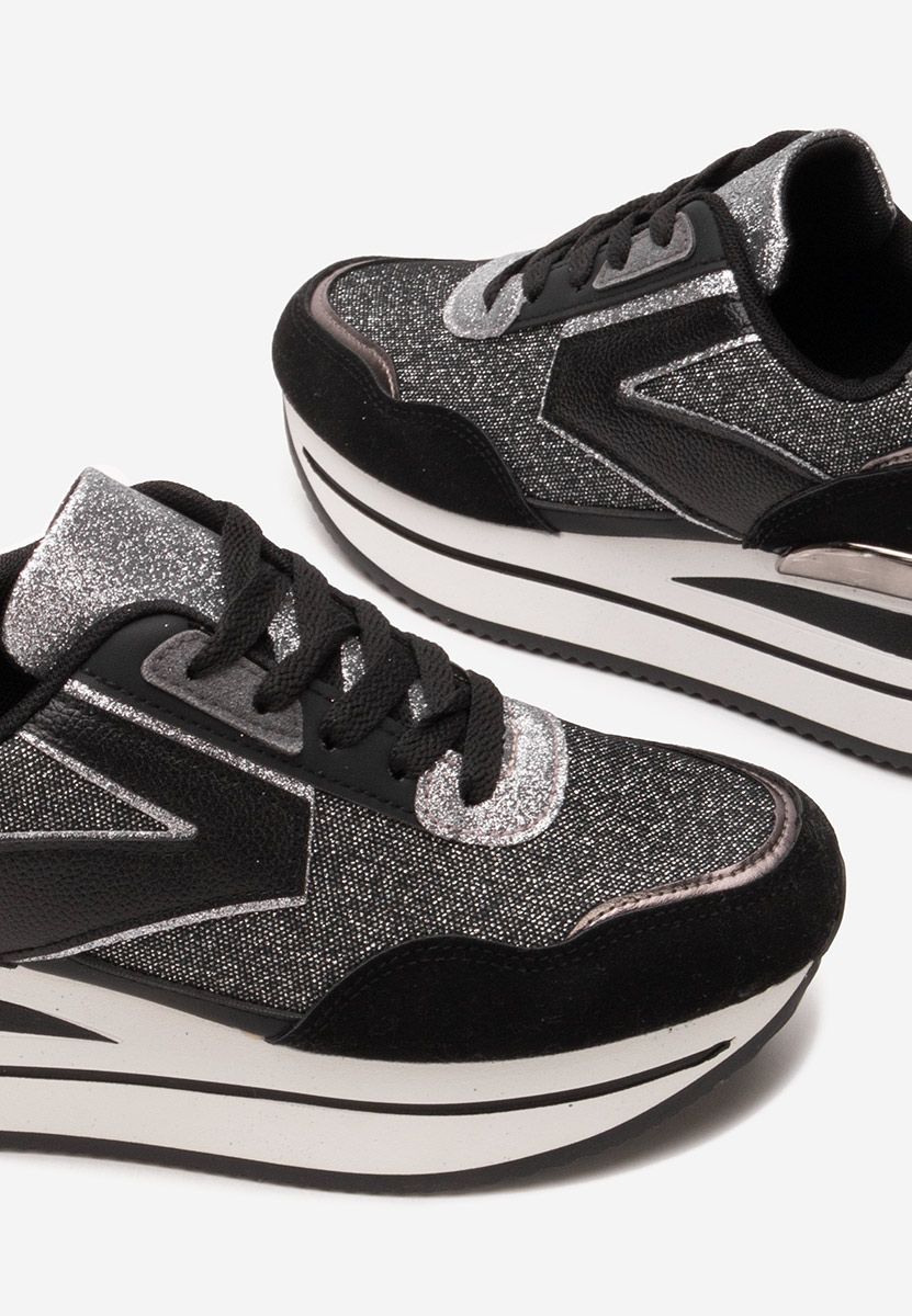 Sneakers cu platformă Septima negri