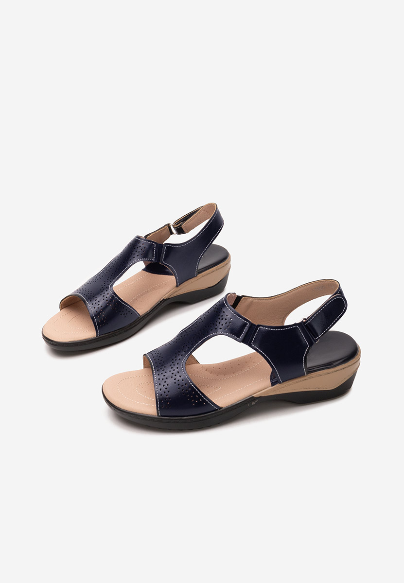 Sandale cu talpa groasa Irala navy