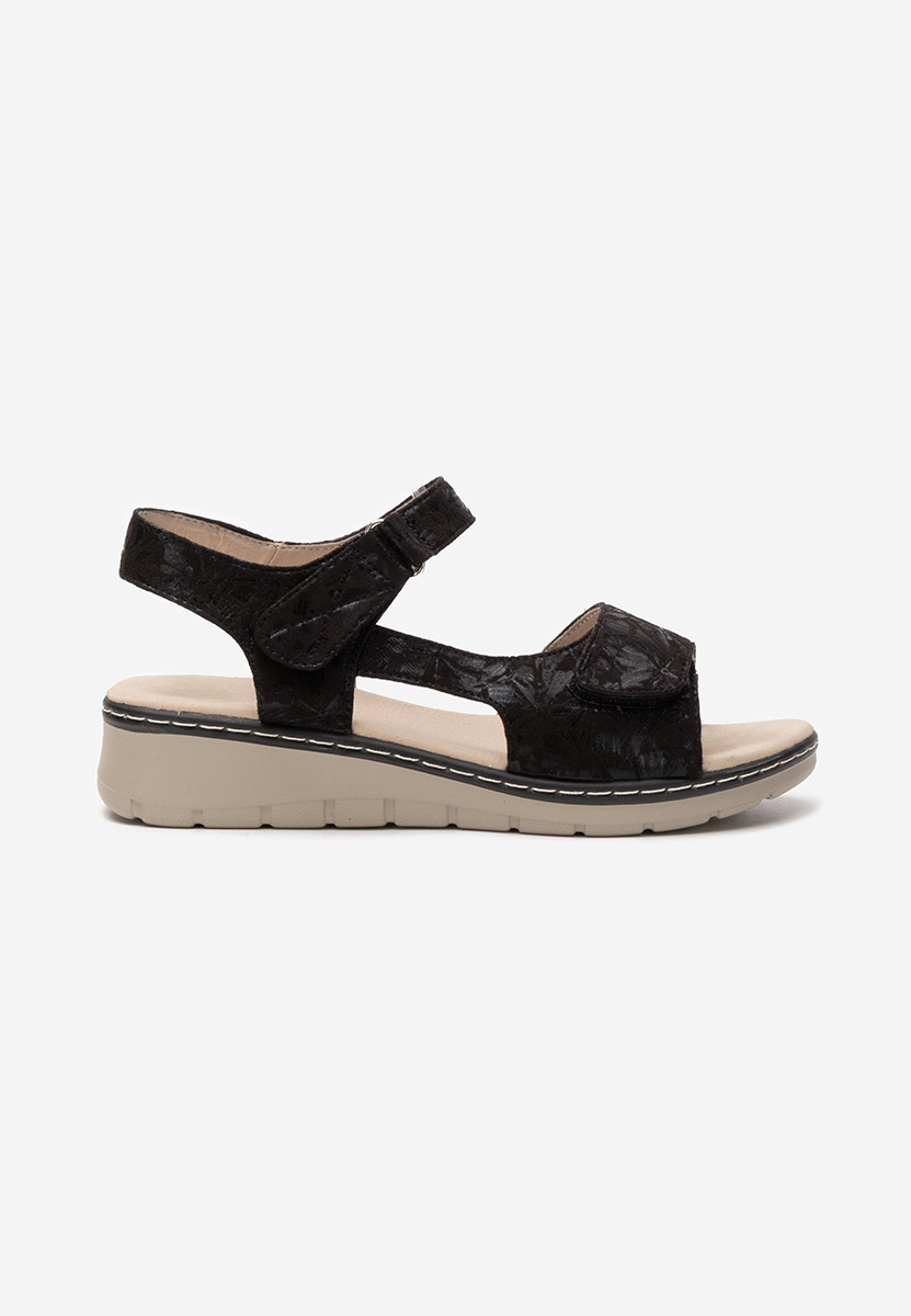 Sandale cu platforma Alsanda negre