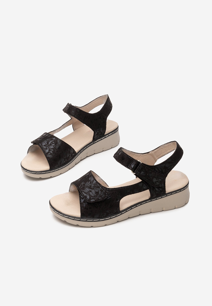 Sandale cu platforma Alsanda negre