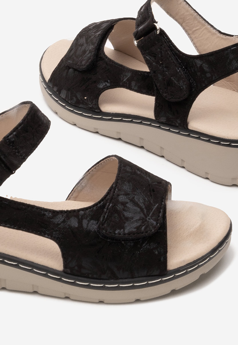 Sandale cu platforma Alsanda negre