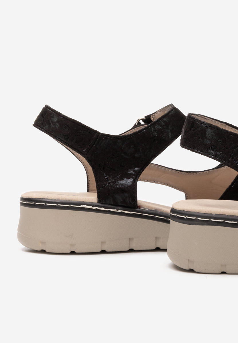 Sandale cu platforma Alsanda negre