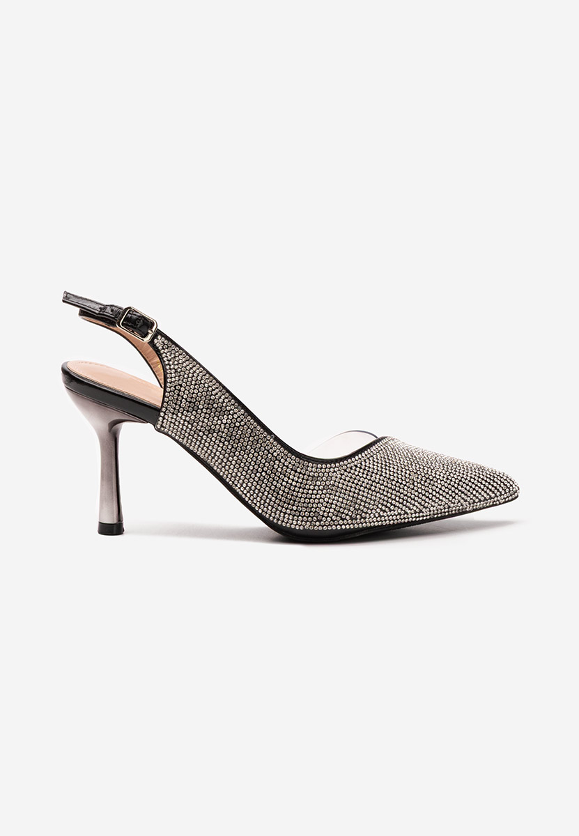 Pantofi stiletto Penie negri