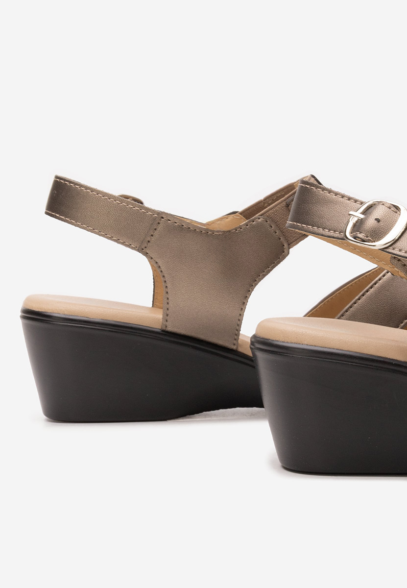 Sandale cu talpa ortopedica Sendra bronze