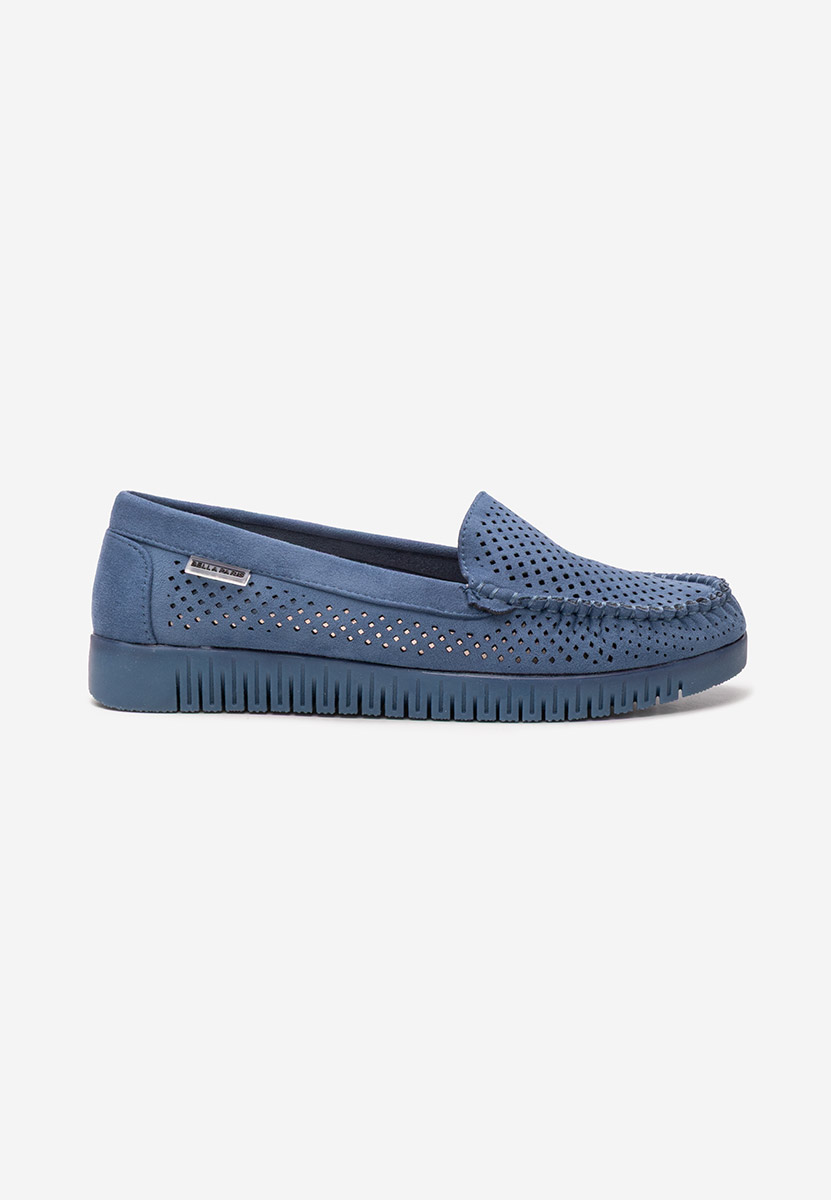 Mocasini de vara dama Lynna V7 albastri