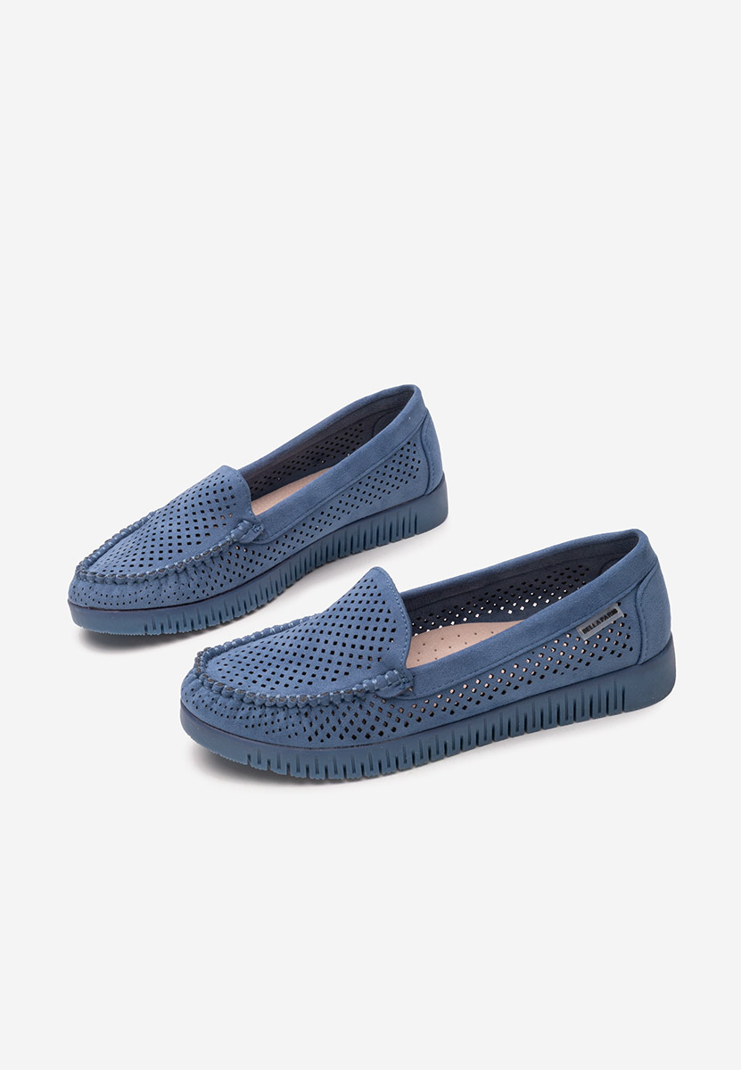 Mocasini de vara dama Lynna V7 albastri