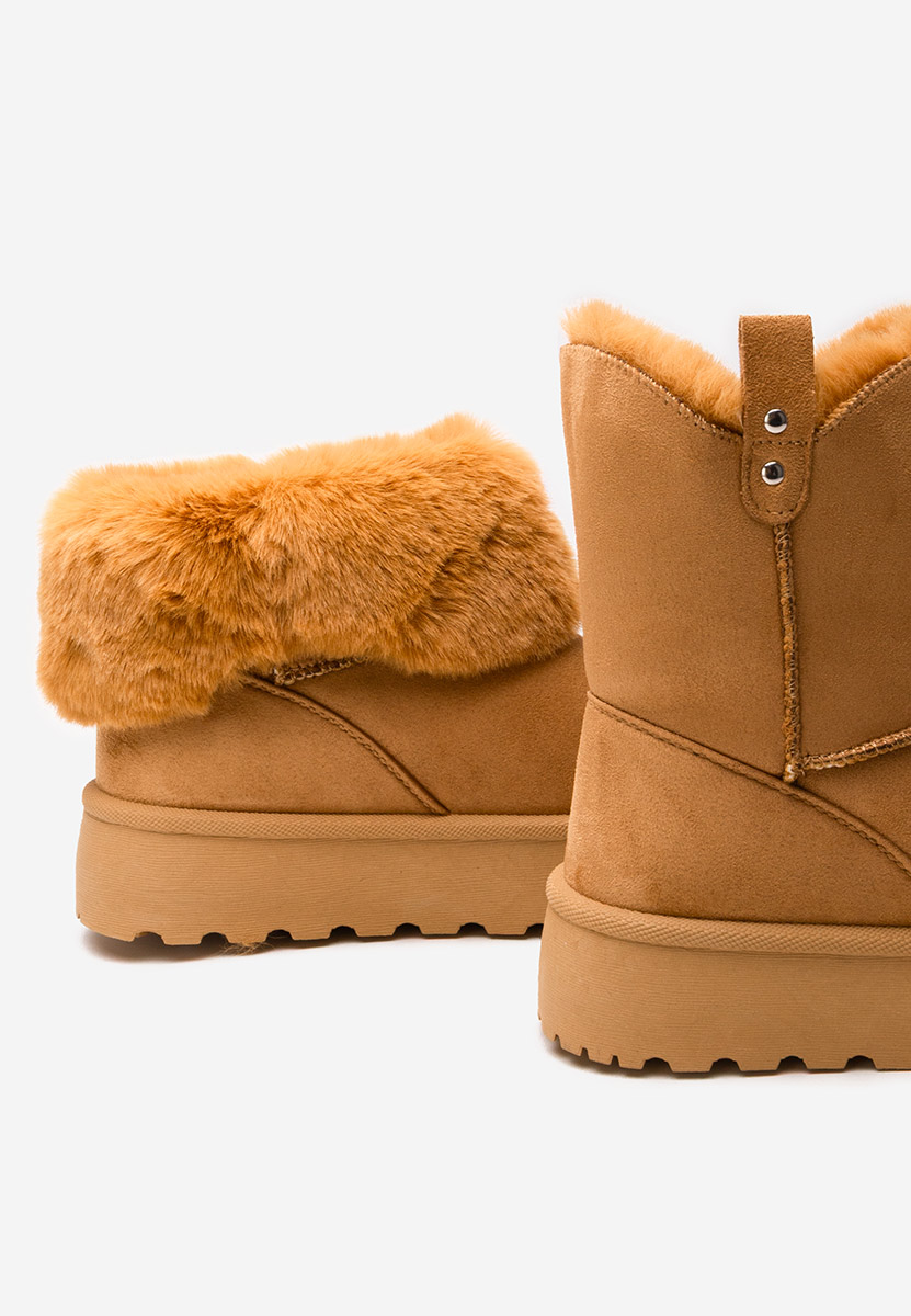 Cizme tip ugg cu platformă Reika camel