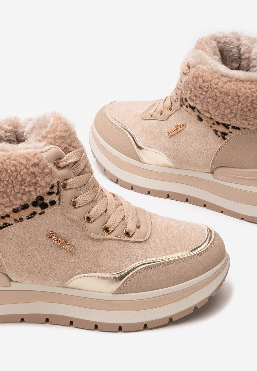 Sneakers High-Top Lisaia kaki