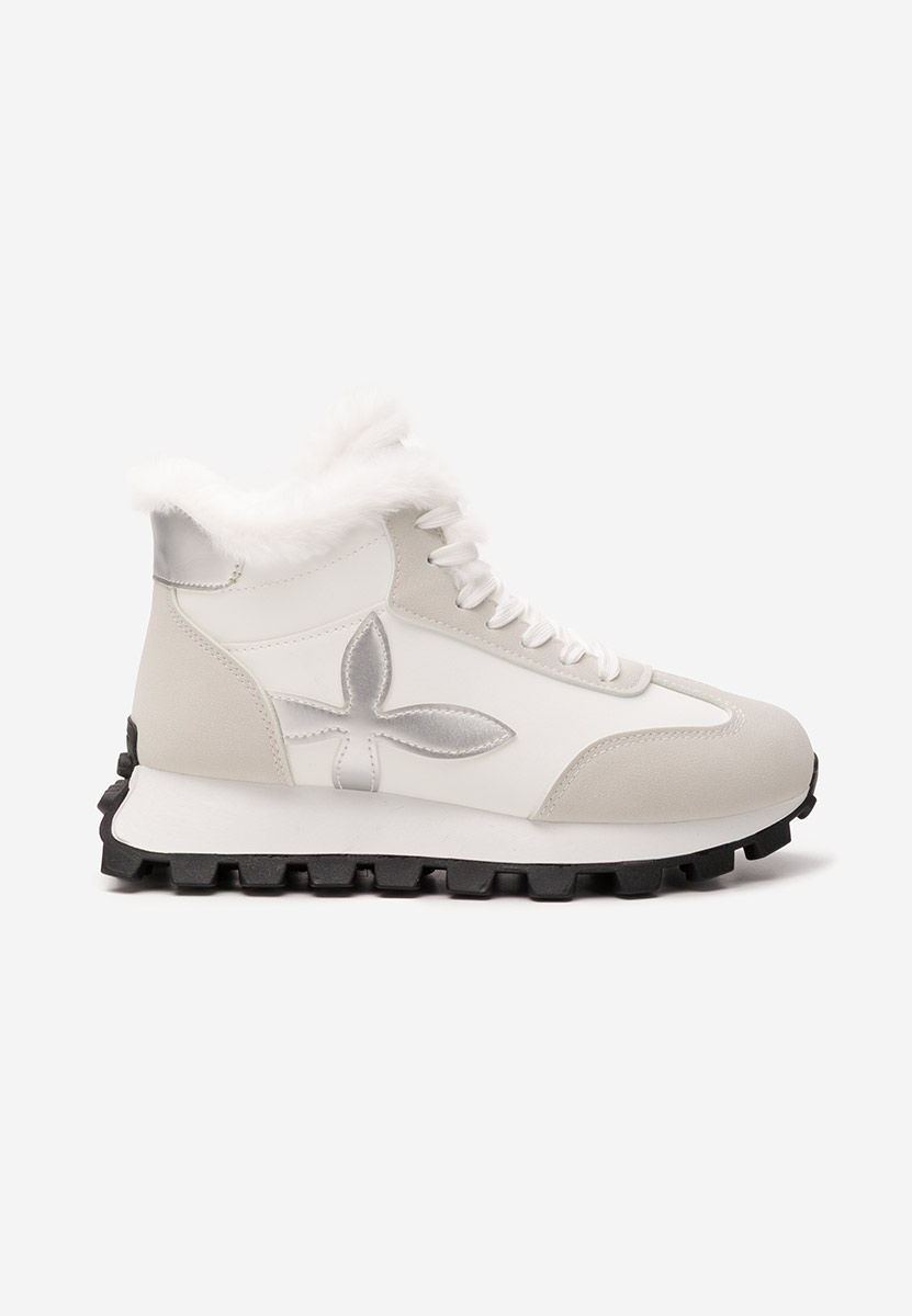Sneakers dama imblaniti Ozia albi