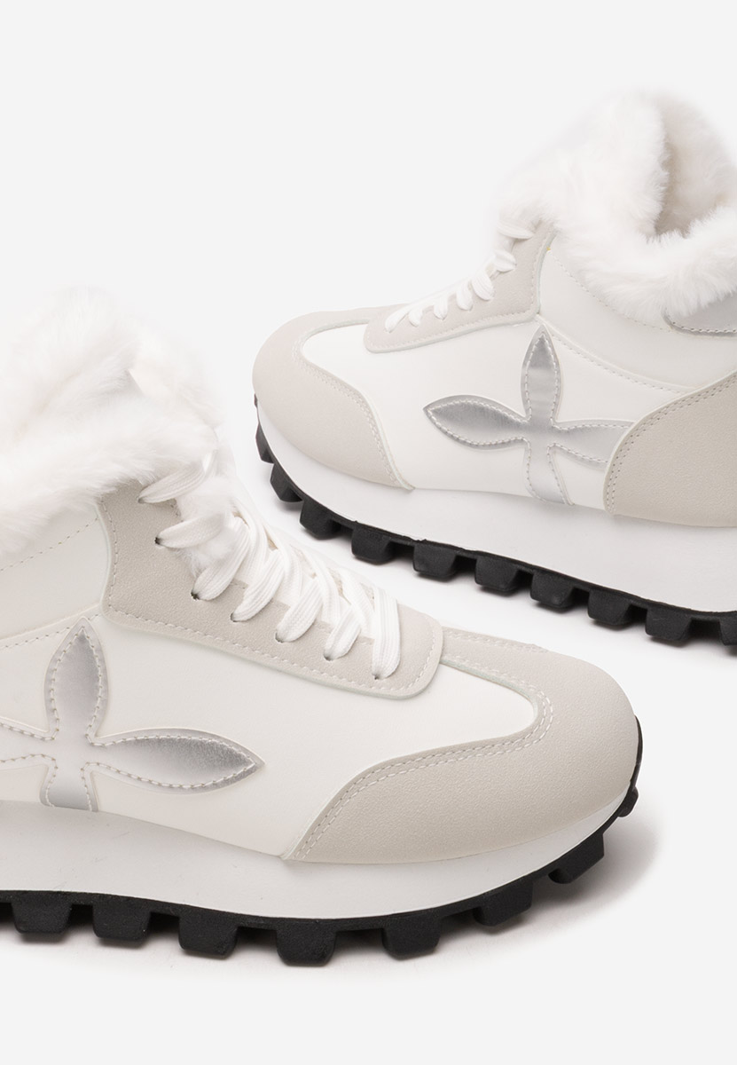 Sneakers dama imblaniti Ozia albi