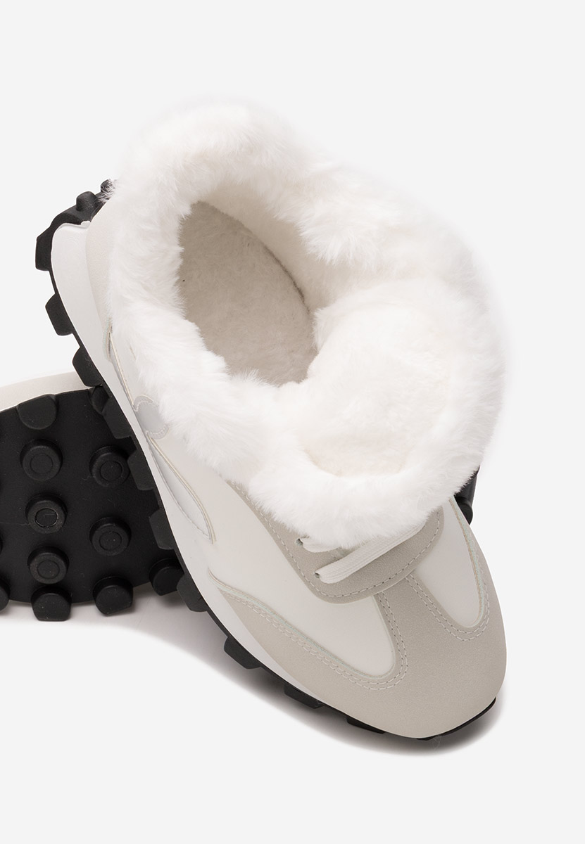 Sneakers dama imblaniti Ozia albi