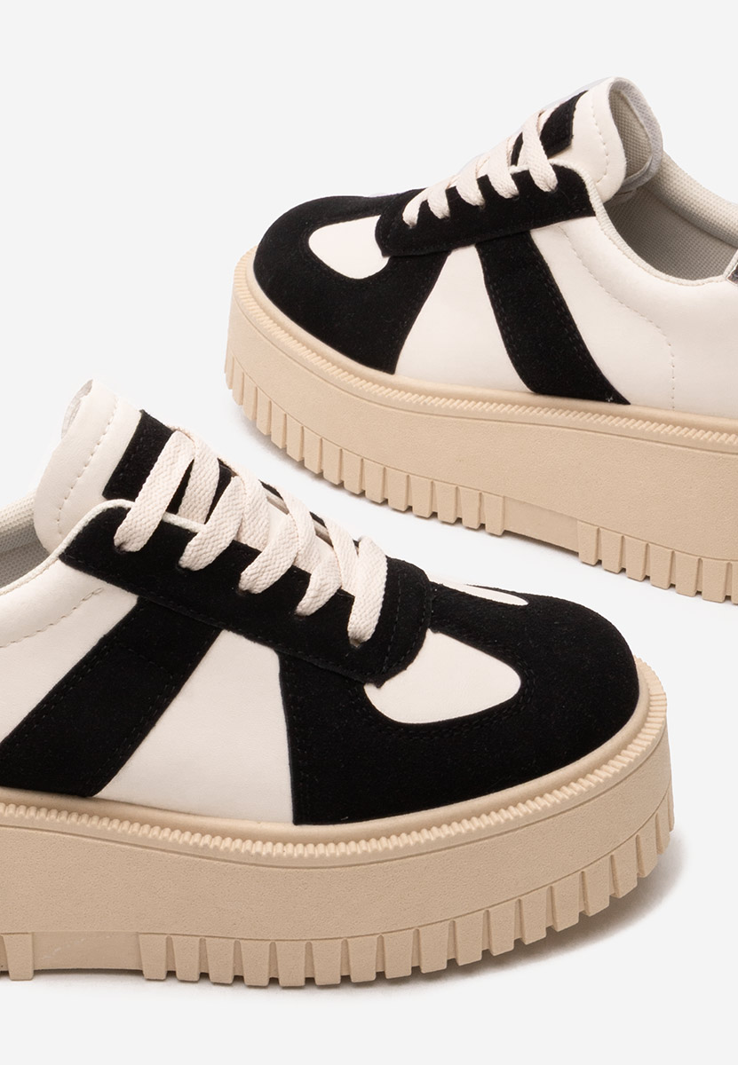 Sneakers cu platformă Michele negri