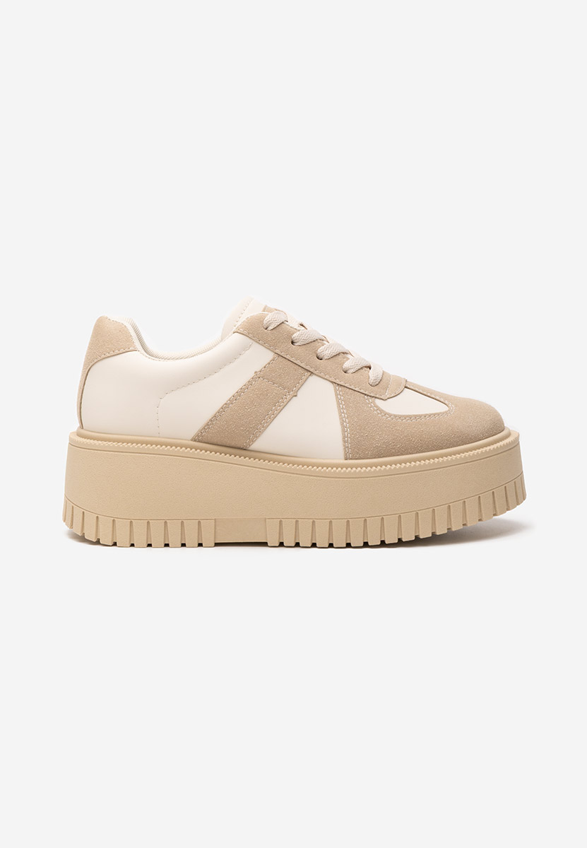 Sneakers cu platformă Michele kaki
