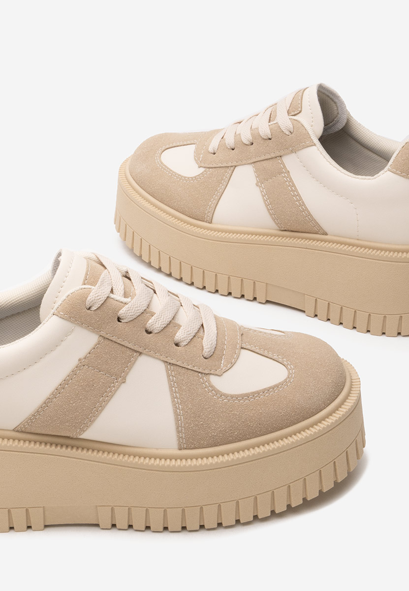 Sneakers cu platformă Michele kaki