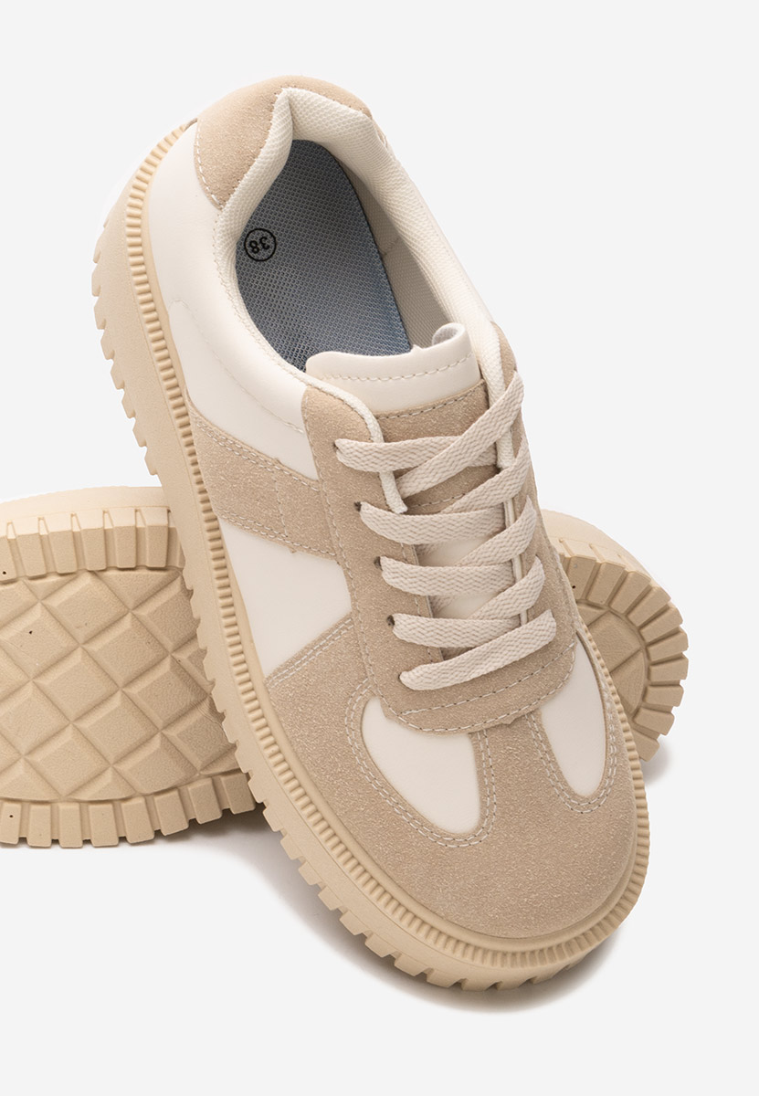 Sneakers cu platformă Michele kaki