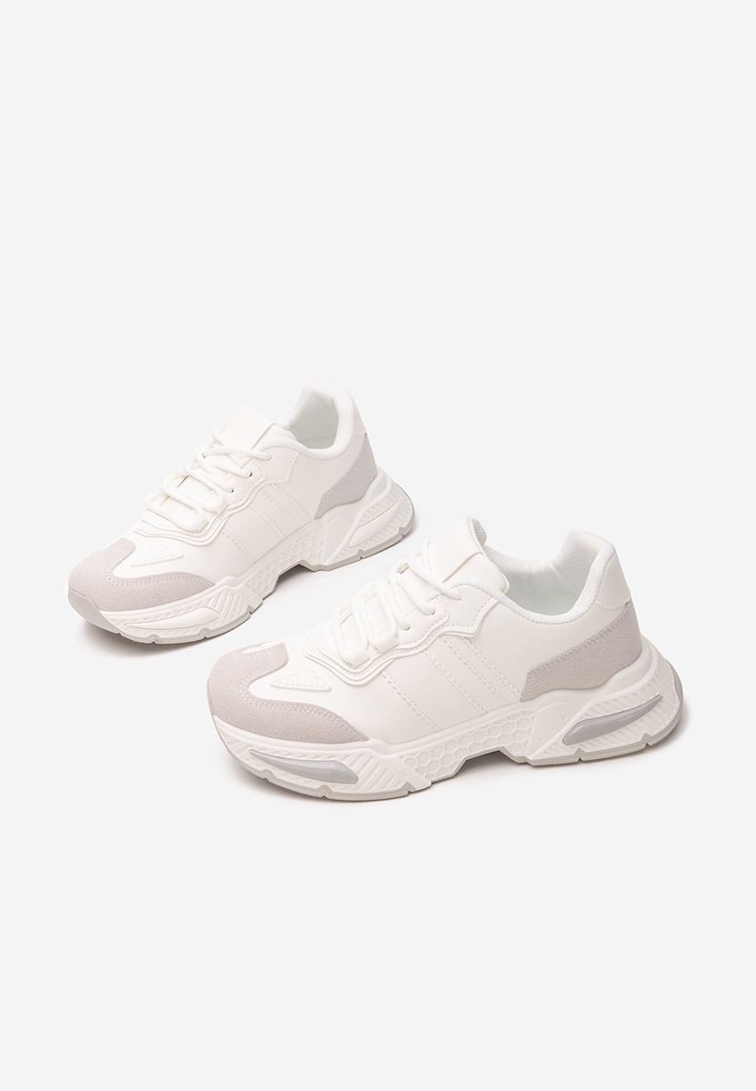 Sneakers dama Elna albi