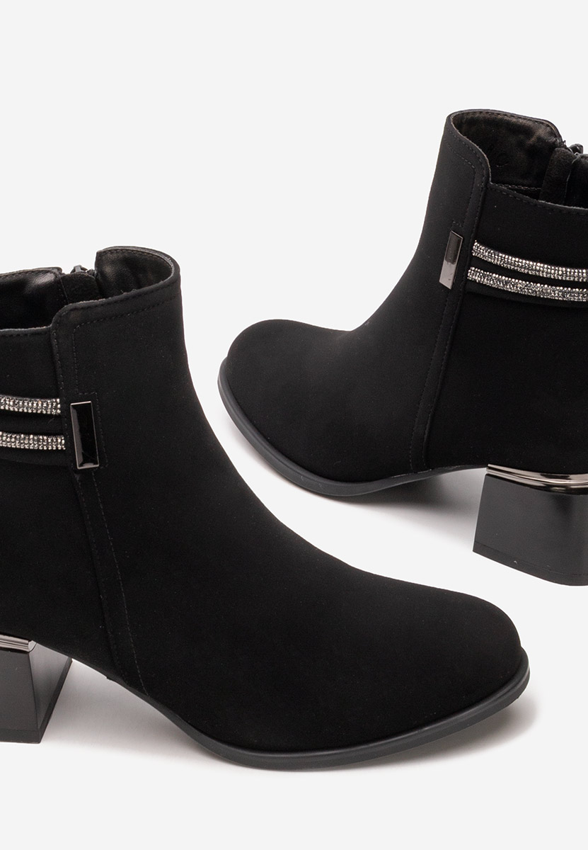 Botine elegante Amanda negre