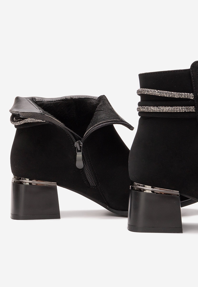 Botine elegante Amanda negre