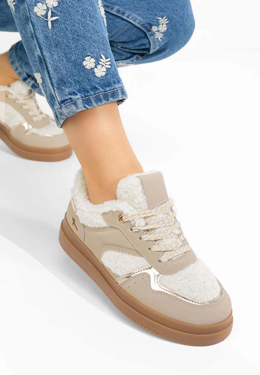 Sneakers dama Maisie bej