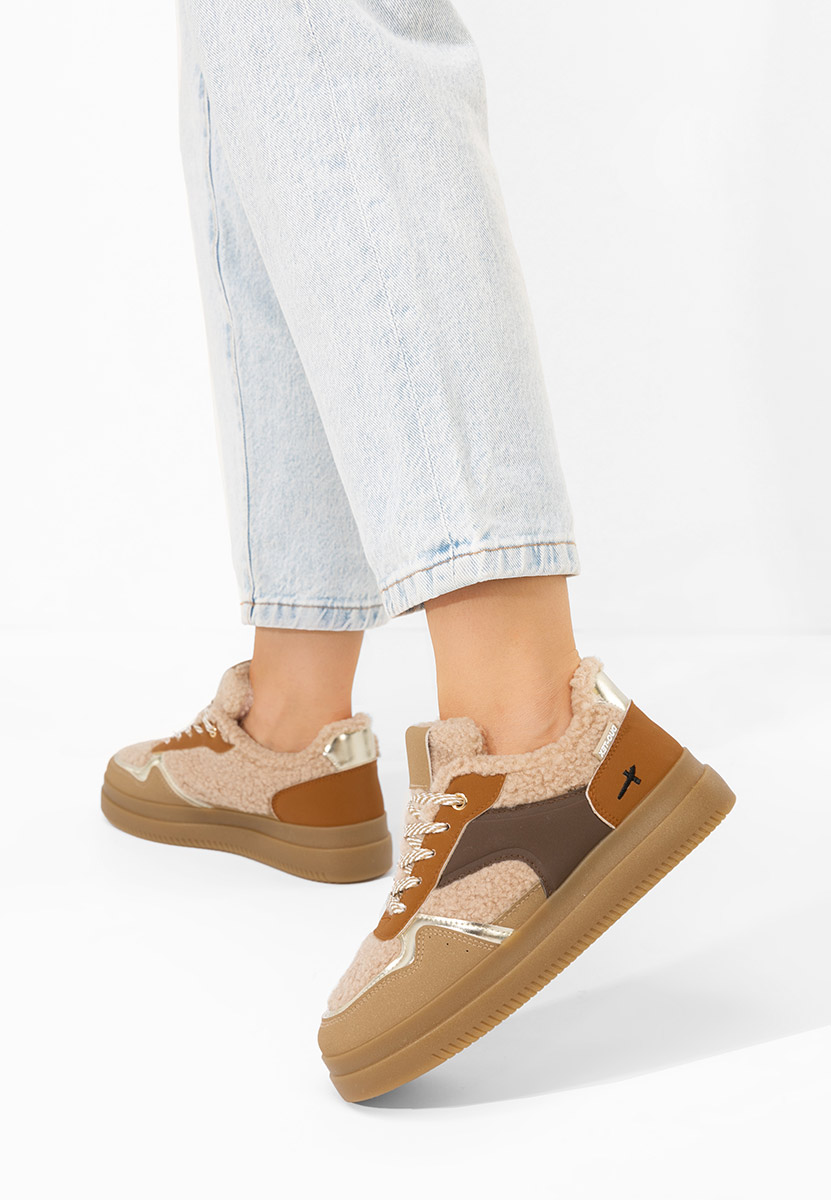 Sneakers dama Maisie kaki