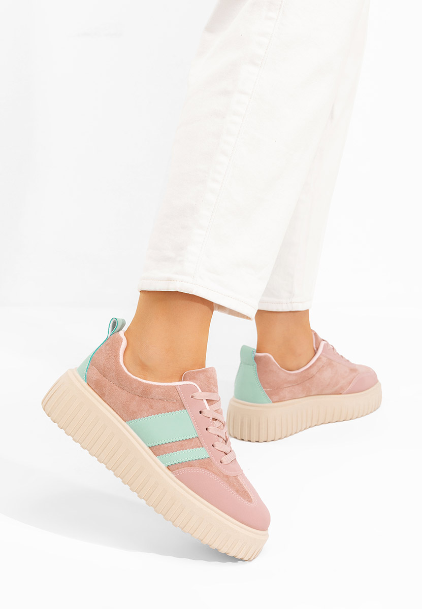 Sneakers cu platformă Pennia roz