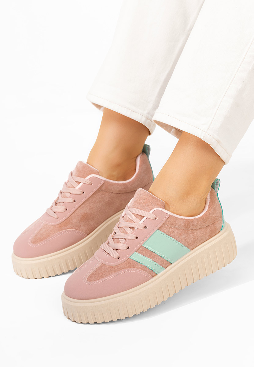 Sneakers cu platformă Pennia roz