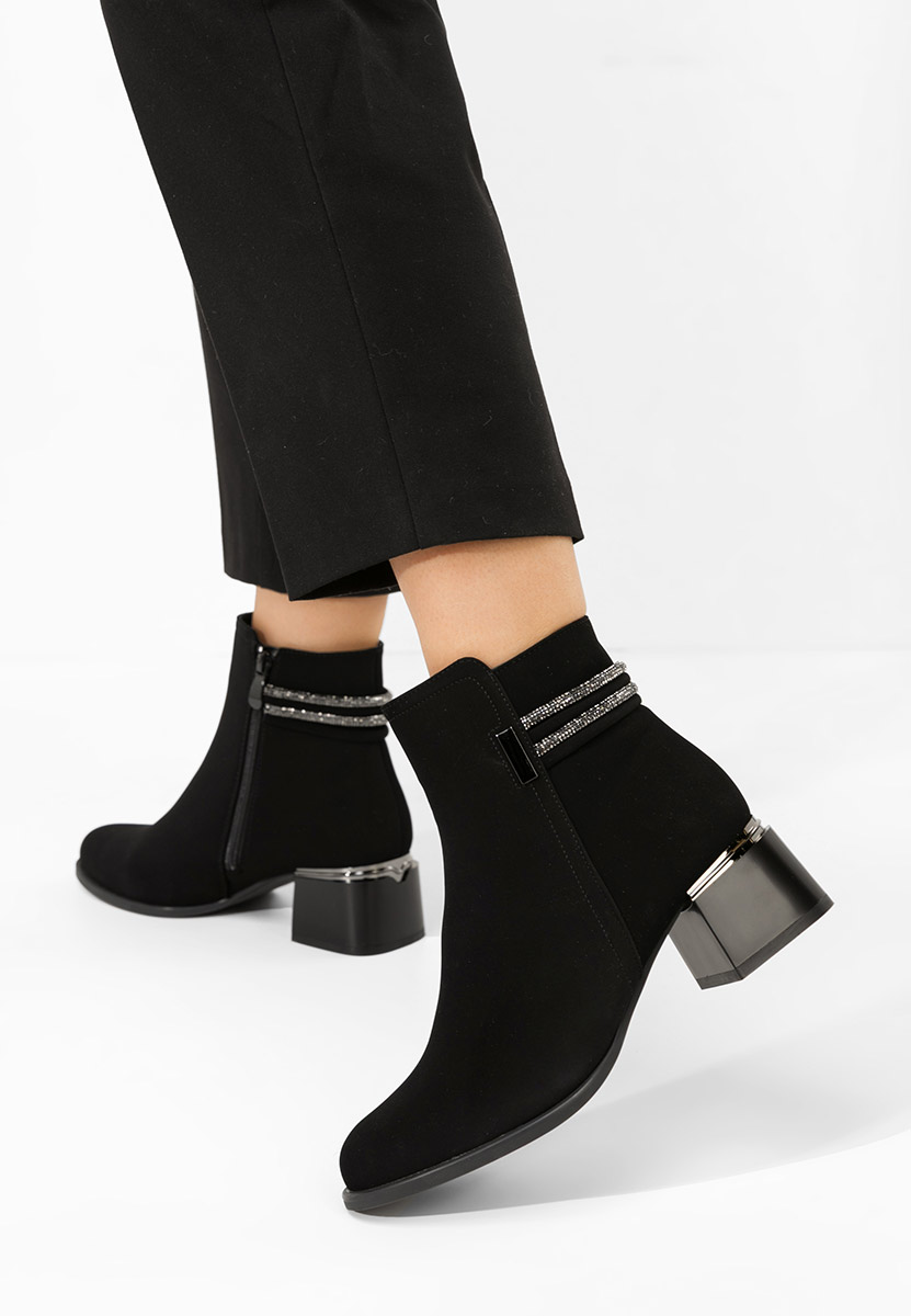 Botine elegante Amanda negre