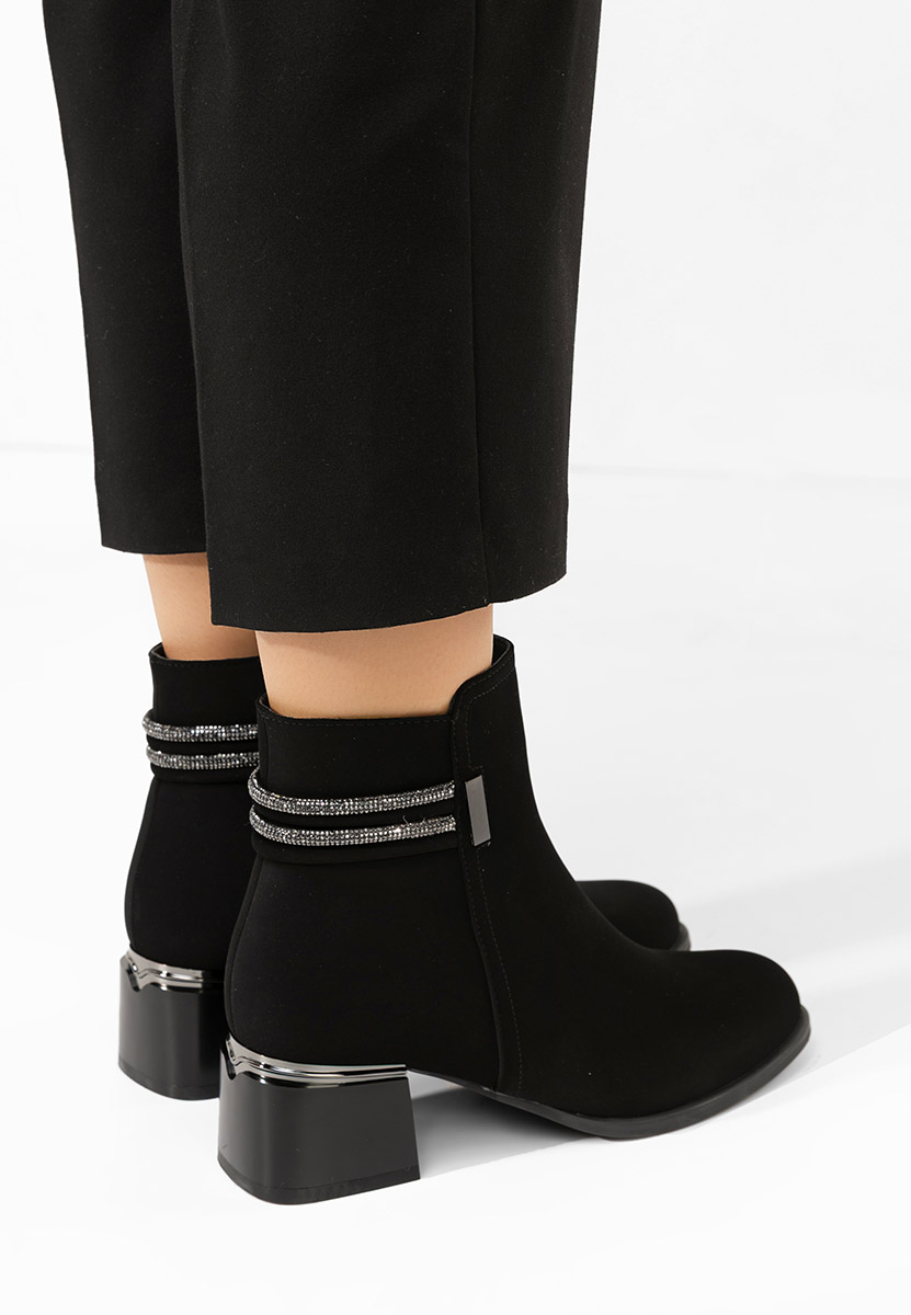 Botine elegante Amanda negre