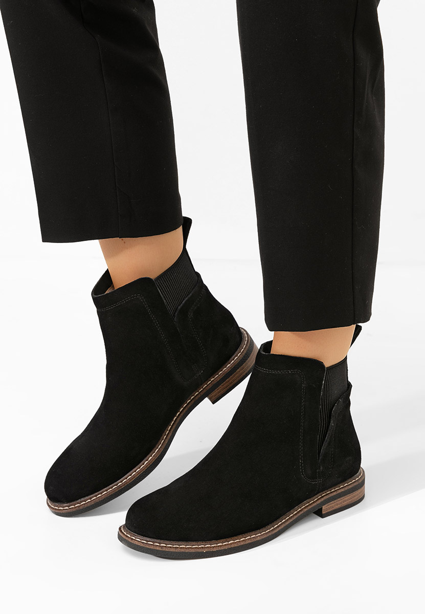 Ghete dama piele Torrenia V3 negre