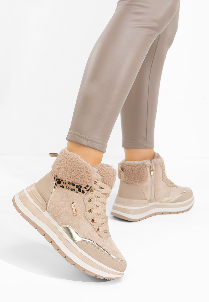 Sneakers High-Top Lisaia kaki