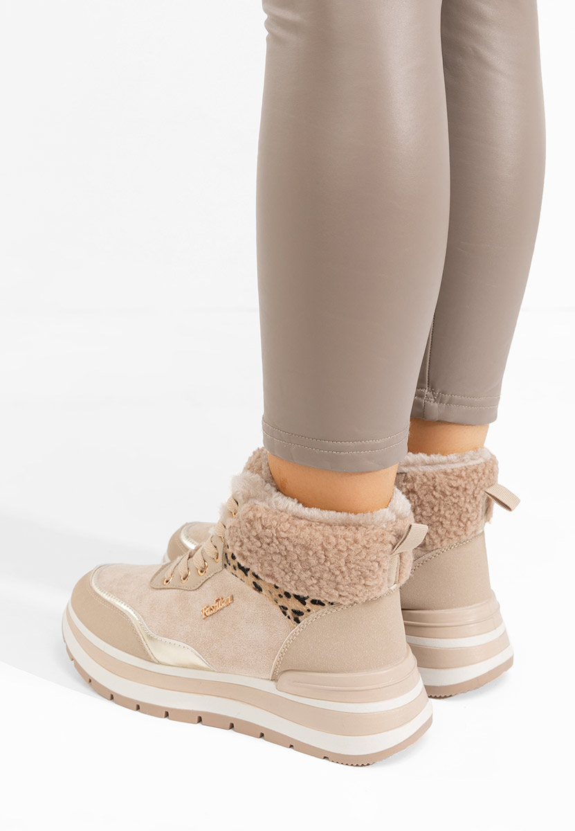 Sneakers High-Top Lisaia kaki