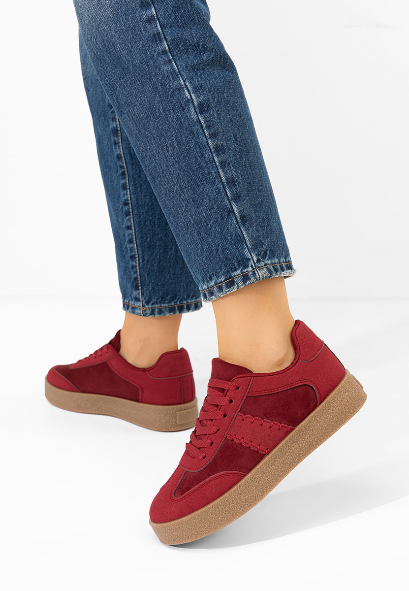 Sneakers dama Biania rosii