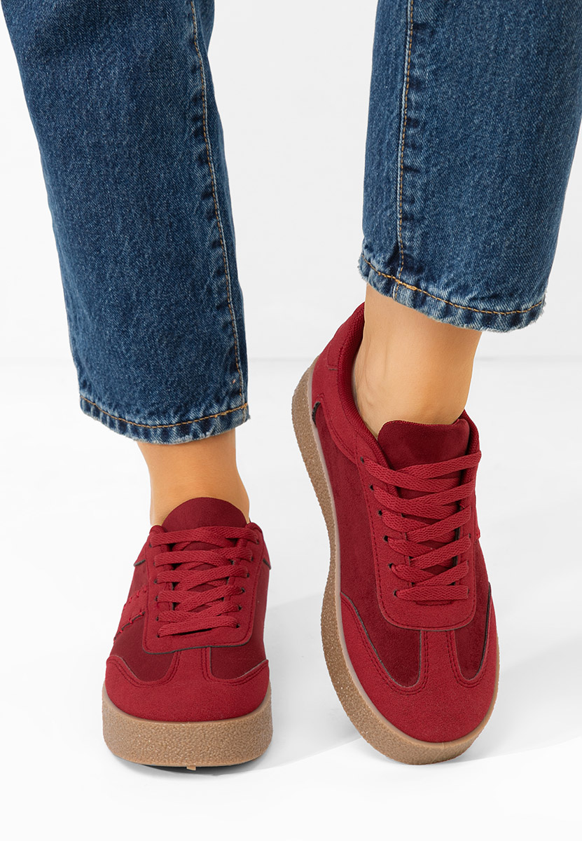 Sneakers dama Biania rosii