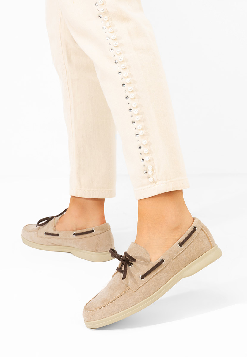 Pantofi casual dama Laelia bej