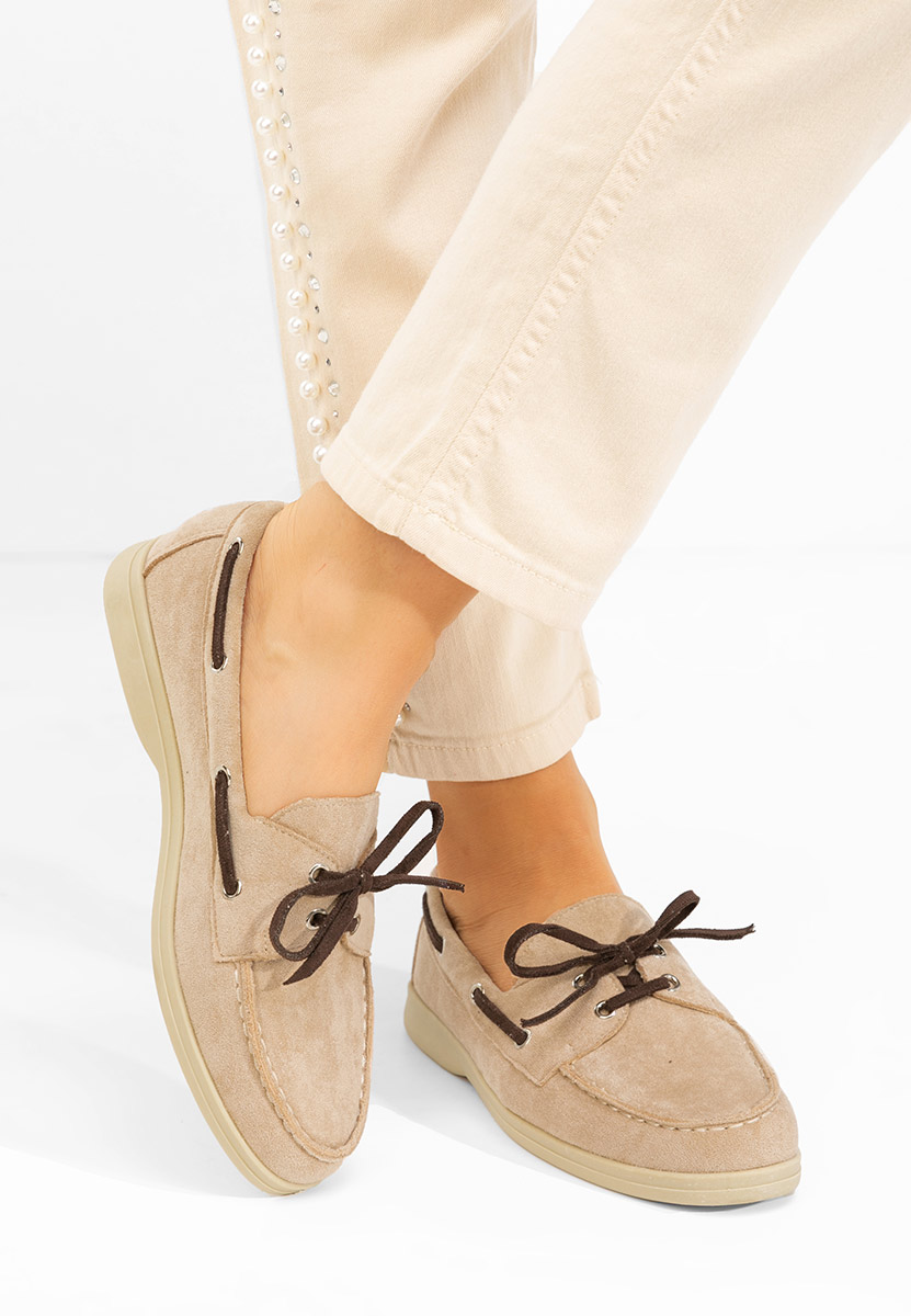 Pantofi casual dama Laelia bej