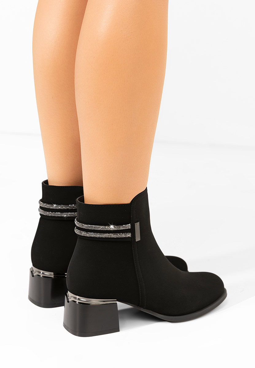 Botine elegante Amanda negre