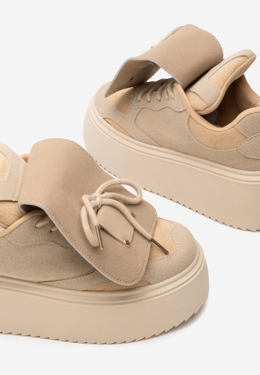 Sneakers cu platformă Oliveia kaki