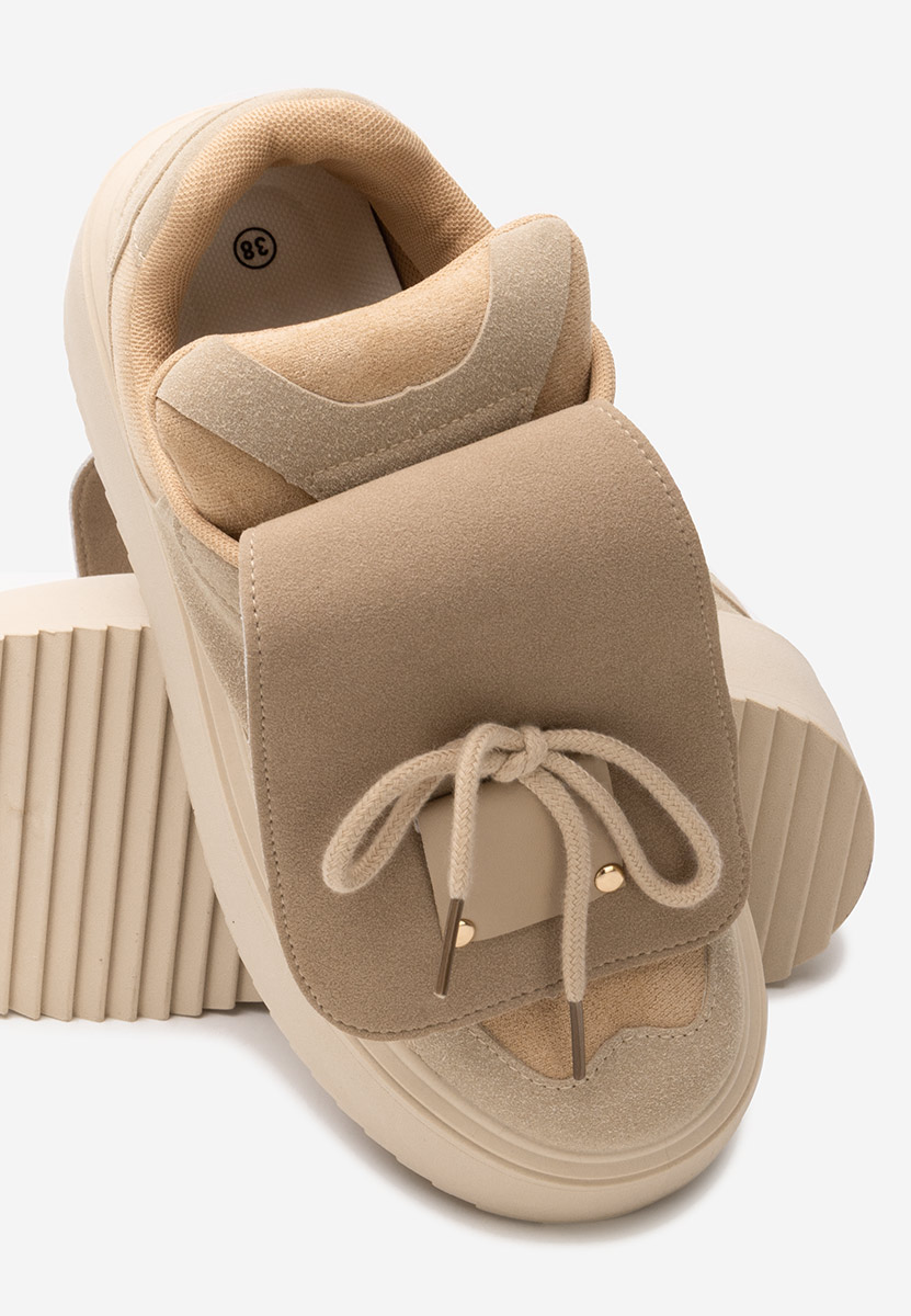 Sneakers cu platformă Oliveia kaki