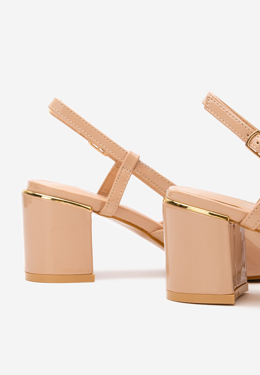 Pantofi slingback Marla bej