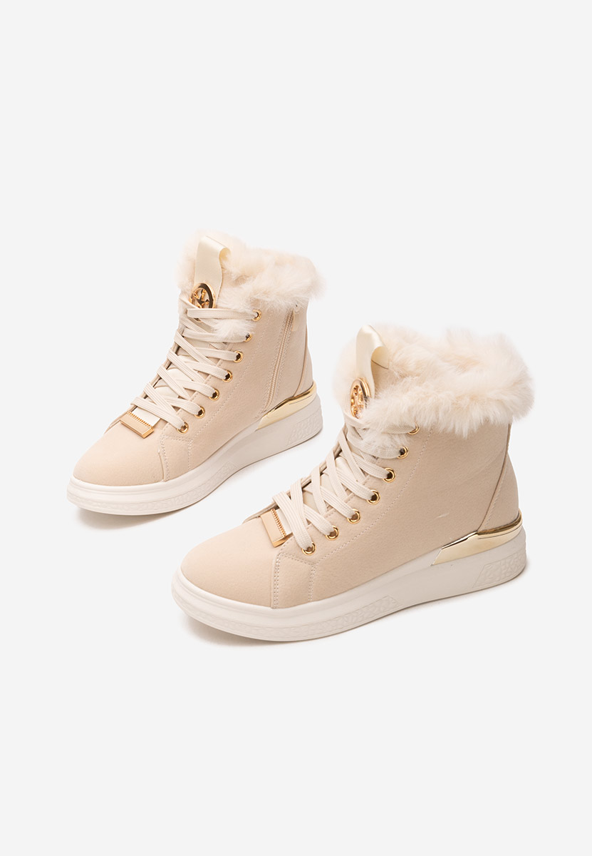 Sneakers dama imblaniti Clyra bej