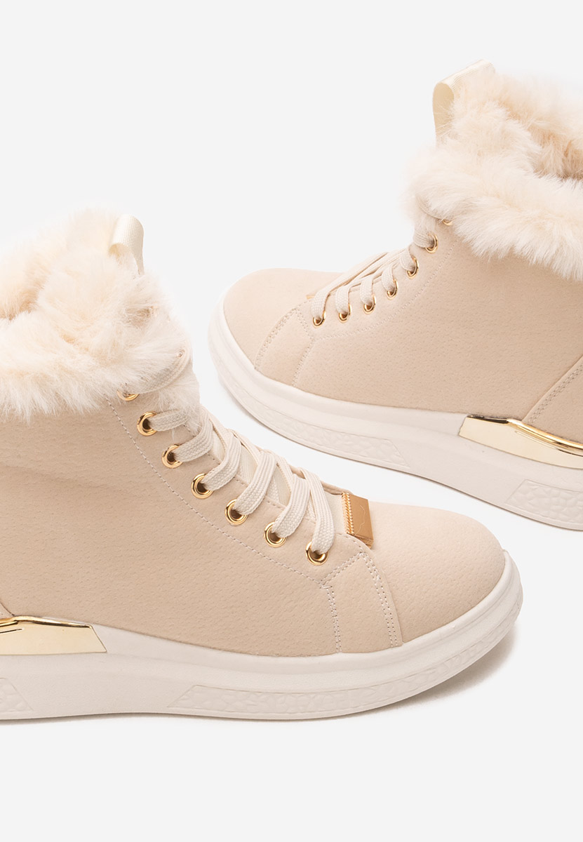 Sneakers dama imblaniti Clyra bej