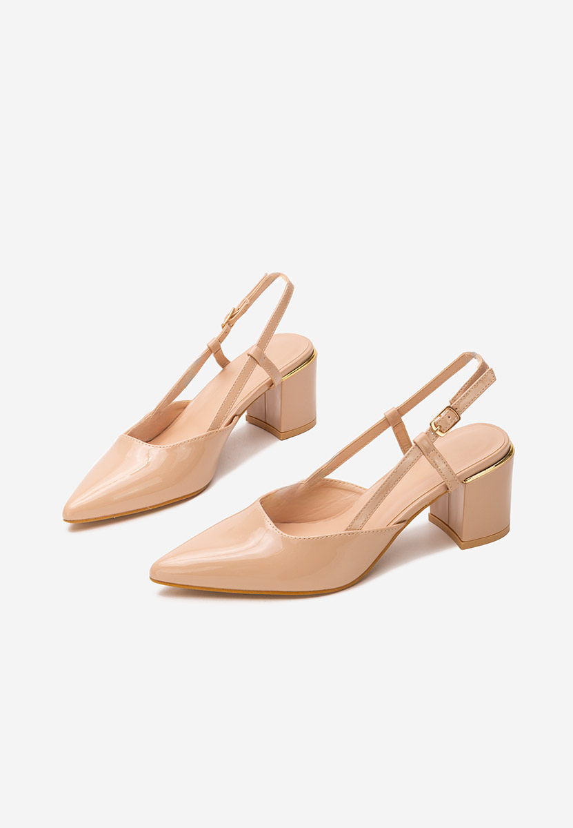 Pantofi slingback Marla bej