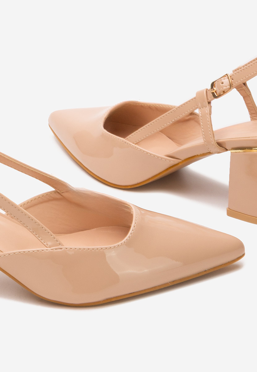 Pantofi slingback Marla bej