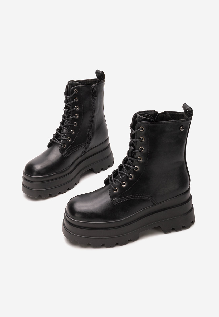 Bocanci cu platformă Loravia negri